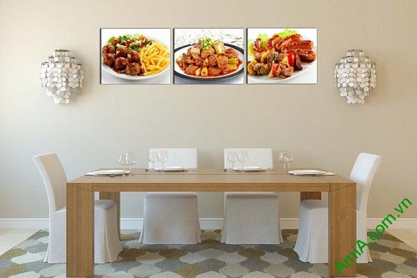 Tranh treo tường trang trí phòng ăn, nhà hàng AmiA 618-01