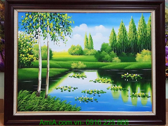 Tranh cảnh quan vạn vật thiên nhiên cây trái TSD 160 - AmiA Hà Nội