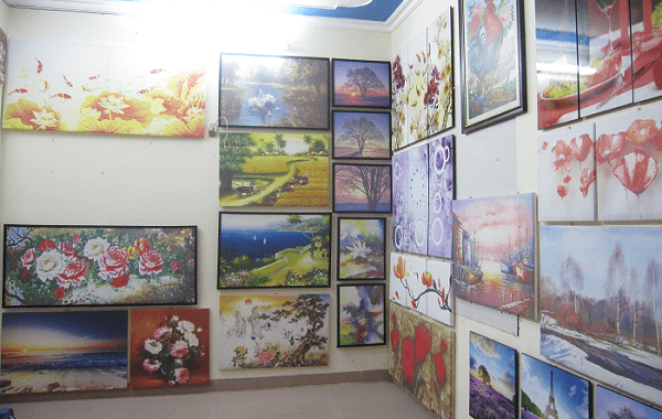 Shop ban tranh canvas treo tuong tai Ha Noi AmiA