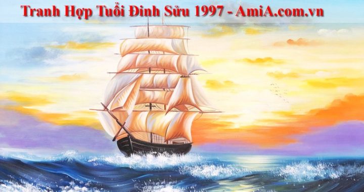 Tranh treo tuong hop tuoi Dinh Suu 1997