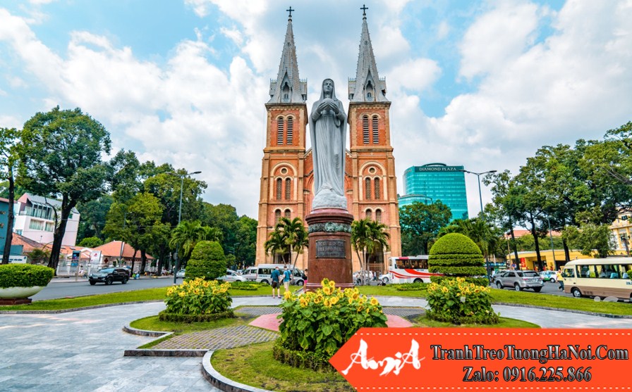 TOP 15 phong cảnh đẹp Sài Gòn nổi bật - Tranh AmiA