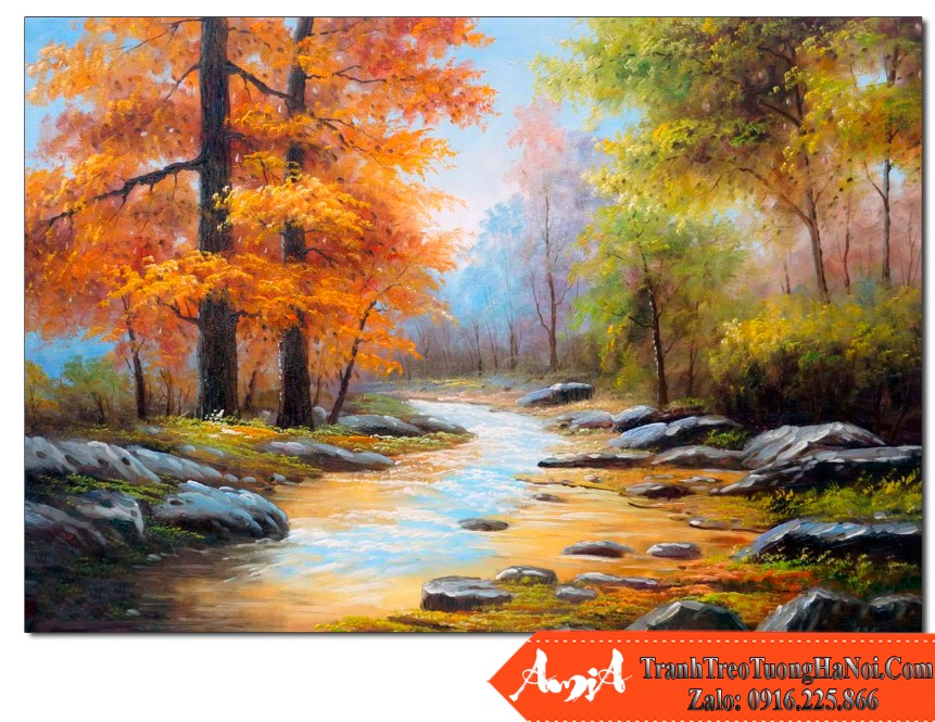 Vẽ tranh đề tài Bốn mùa  Vẽ phong cảnh mùa thu  Draw autumn landscape   YouTube
